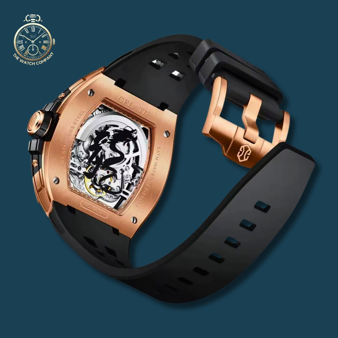Luxury Dragon Skeleton Automatic Watch