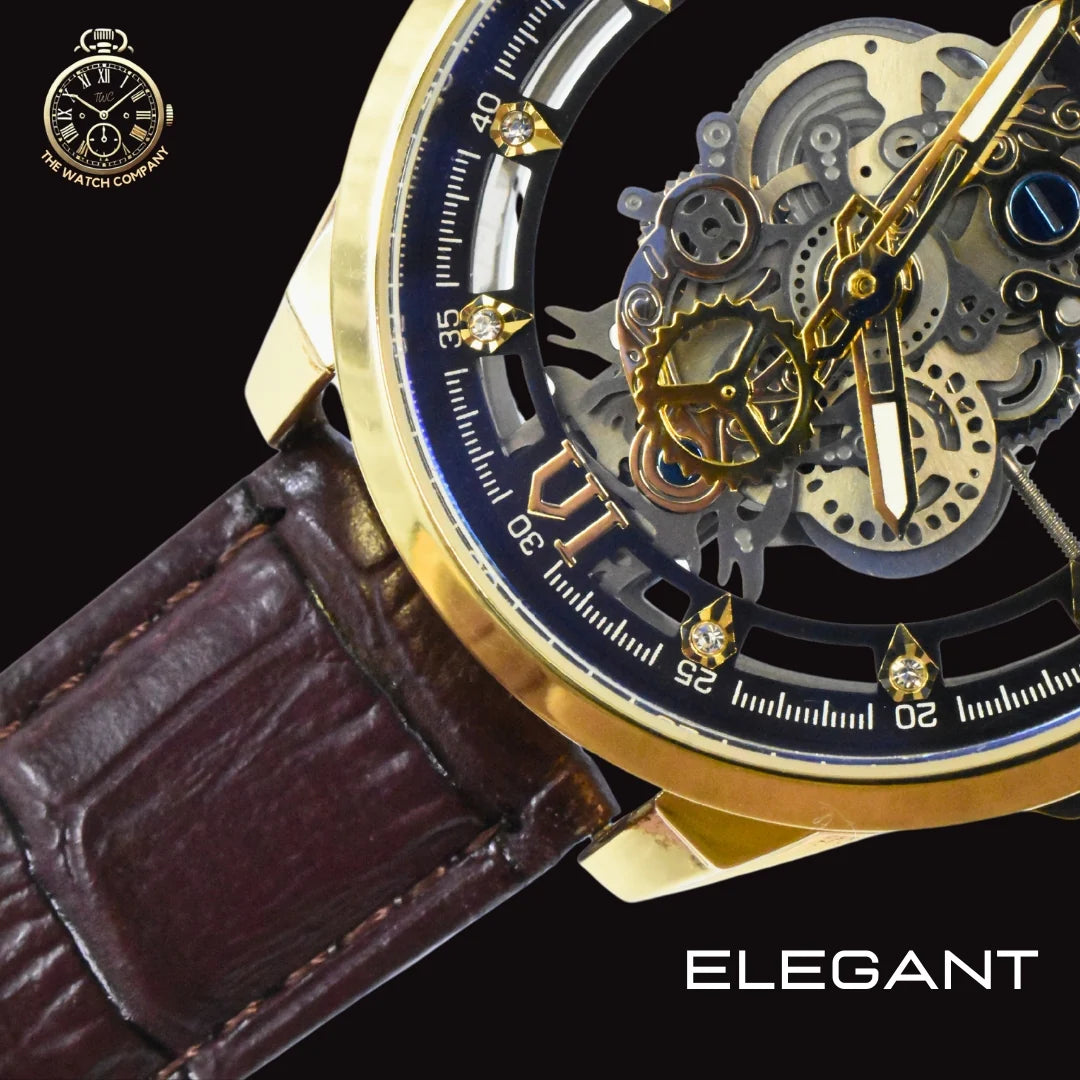 Golden Skeleton Elegance