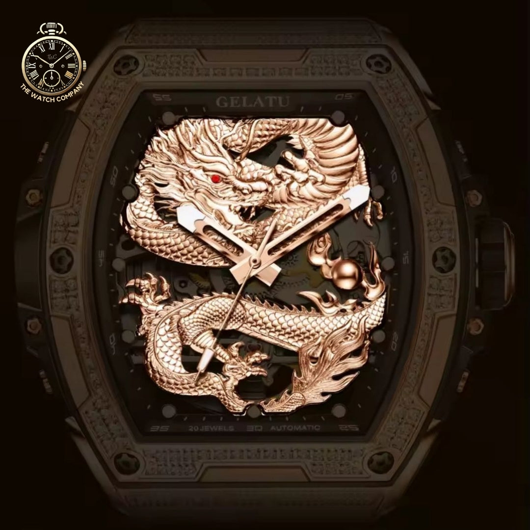 Luxury Dragon Skeleton Automatic Watch