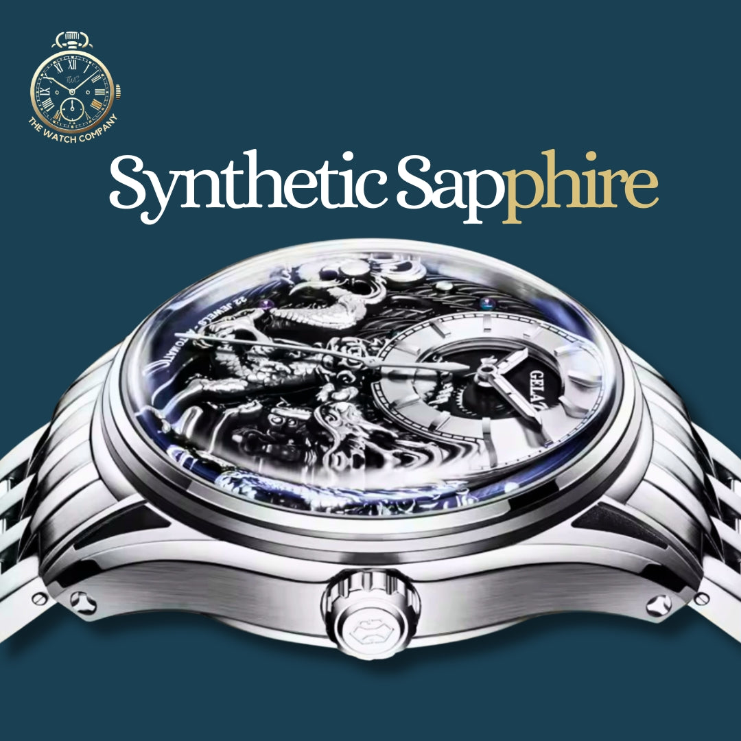Silver Dragon Coiled Automatic Watch